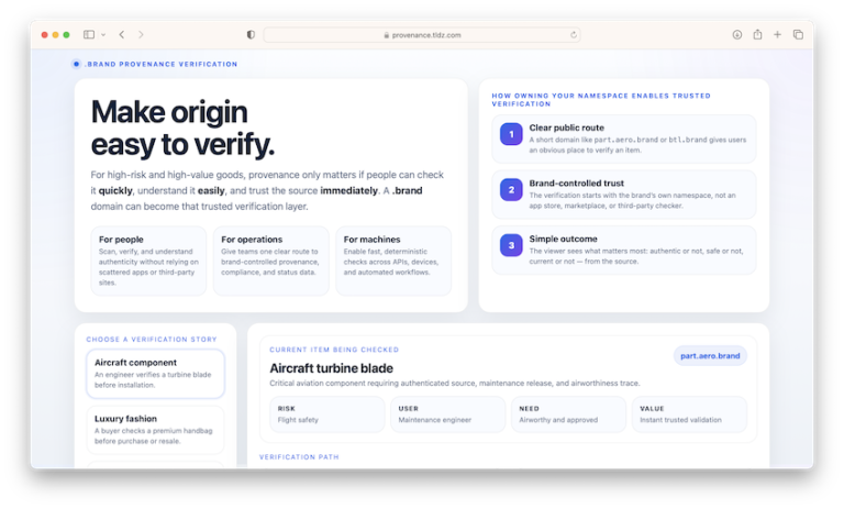 Provenance and Trust: Future of TLDs