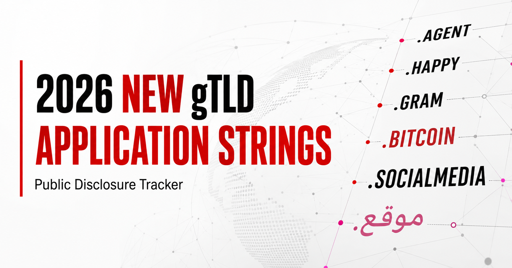 2026 Applied-for Strings: Complete New gTLD List